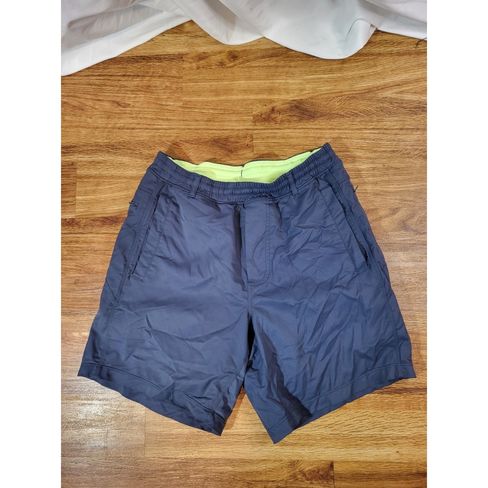 Birddogs Shorts Mens S 7"Inseam Blue Boom Boomstick Lined Elastic Waist Pockets